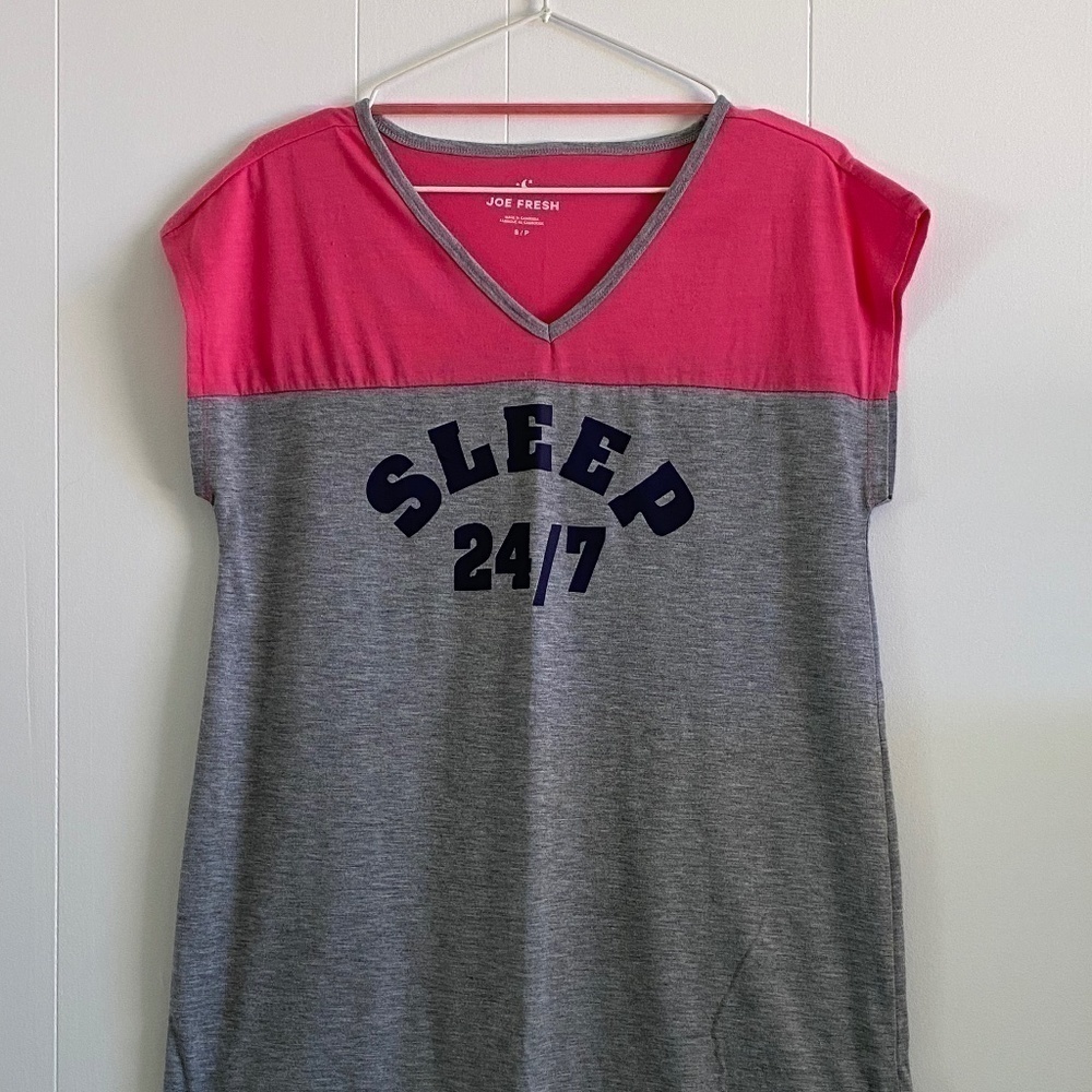 JOE Fresh "Sleep 24/7" sleep shirt size small